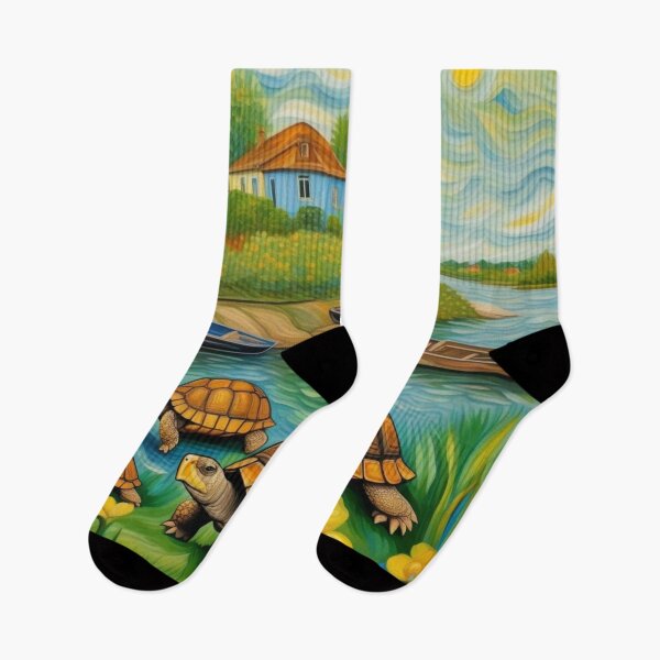 Item preview, Cute Tortoise Family Moving Along River Bend Zoo Pals designed and sold by sportsimpact.