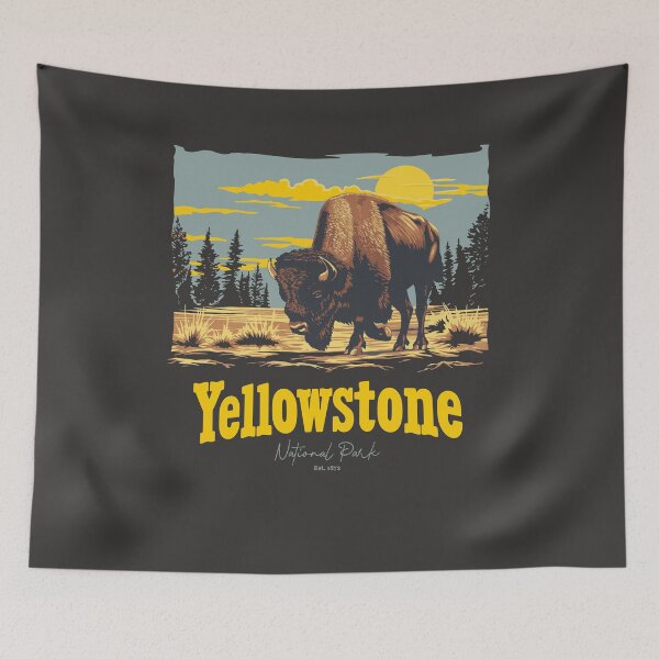 Item preview, Bison of Yellowstone National Park designed and sold by Wild-Co.