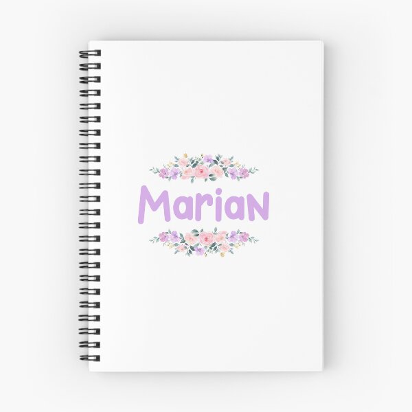 Item preview, Purple Flower Marian Name Label  designed and sold by NormadWorld.