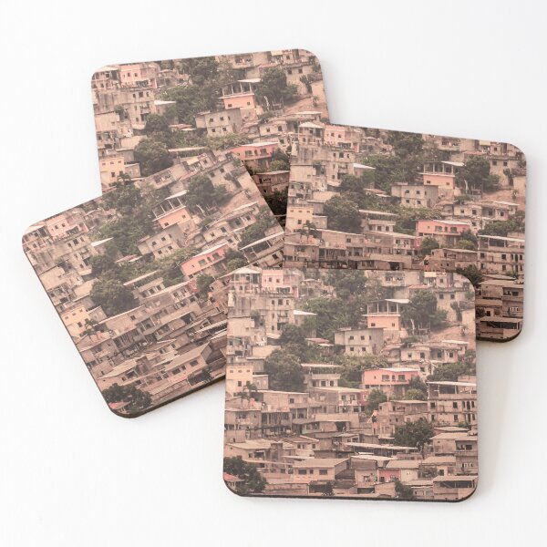 Item preview, Slums over hill, guayaquil city, ecuador designed and sold by DFLC Prints.