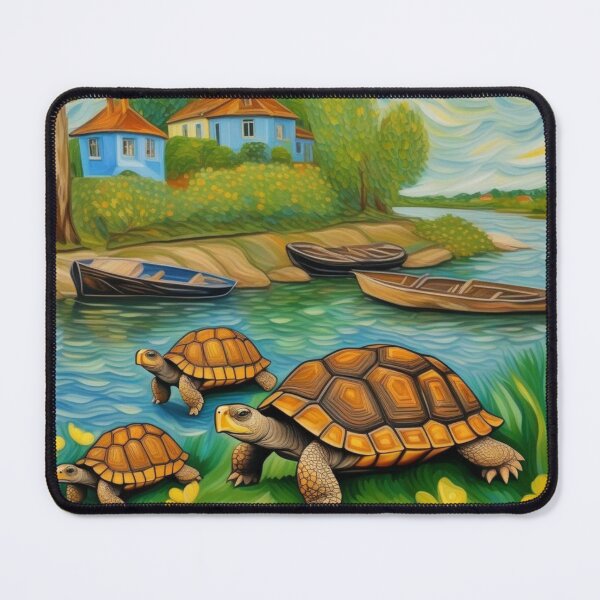 Item preview, Cute Tortoise Family Moving Along River Bend Zoo Pals designed and sold by sportsimpact.