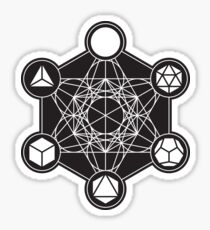 Autocollant platonicien solide