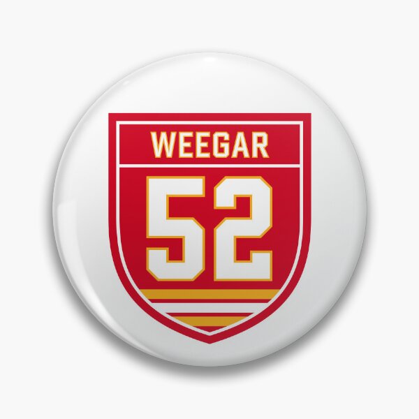 Item preview, MacKenzie Weegar Calgary #52 emblem designed and sold by Tarroi.