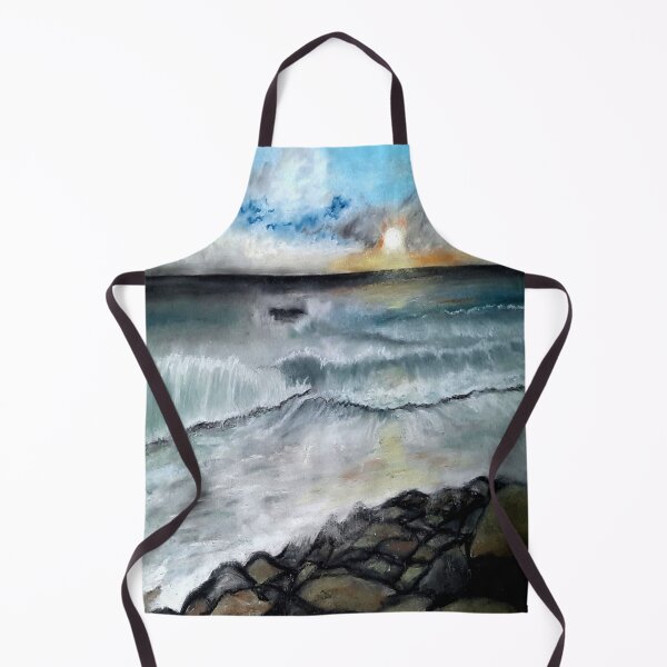 Item preview, "Breakers at sunset" designed and sold by Isa-Isarielle.