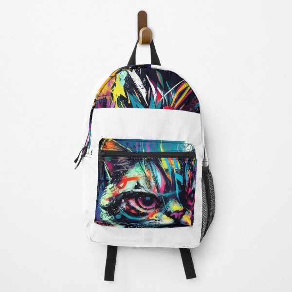 Item preview, Color explosion in the cat portrait, pop art, art designed and sold by KiffKev.
