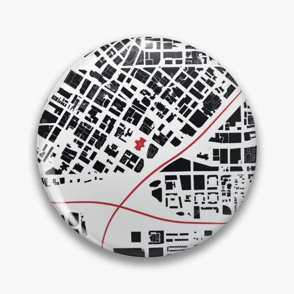 Item preview, Atlanta Skyline Silhouette: Urban Charm Figure Ground Map designed and sold by Mundivagant Designs.