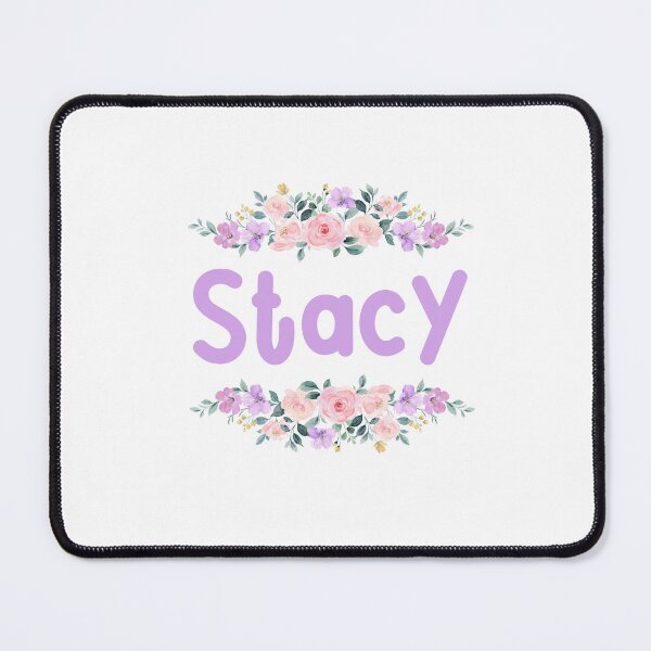 Item preview, Purple Flower Stacy Name Label designed and sold by NormadWorld.