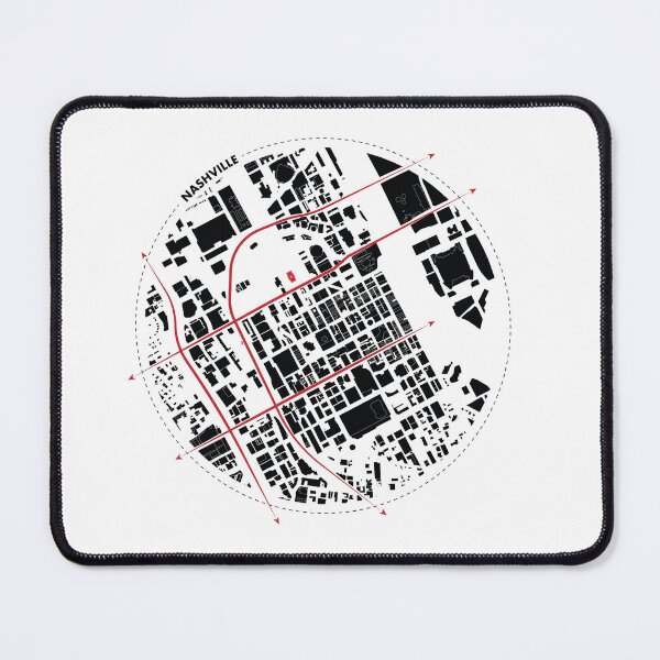 Item preview, Nashville Neighborhoods: Urban Plan Illustration designed and sold by Mundivagant Designs.