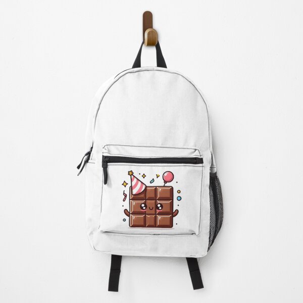 Item preview, Kawaii Chocolate With Party Hat designed and sold by CanvasCutie.