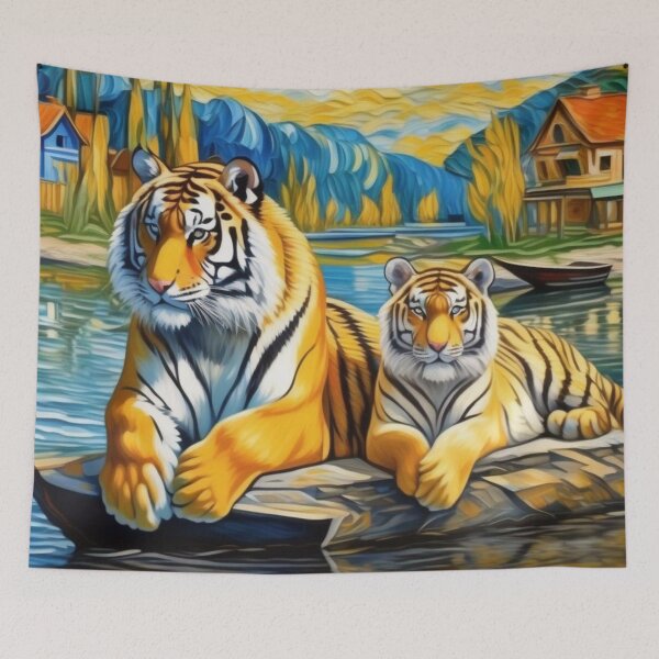 Item preview, Majestic Tiger at Villages River Bend Zoo Pals designed and sold by sportsimpact.
