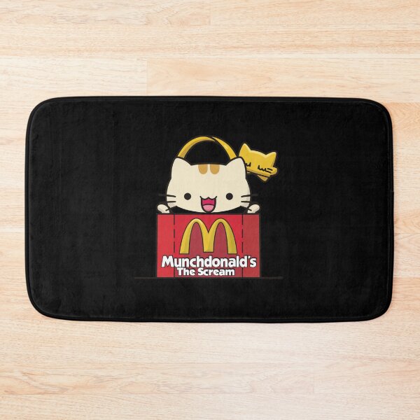Artikelvorschau, MunchDonalds Katzenlogo-Animationscartoon entworfen und verkauft von VibeStyleShop.