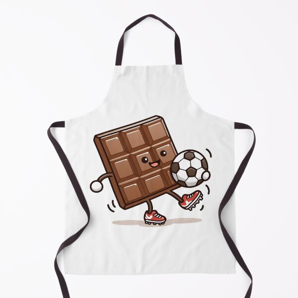 Item preview, Kawaii Chocolate With Soccer Cleats Playing Soccer designed and sold by CanvasCutie.