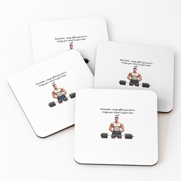 Item preview, Gym motivation with an old saying of the day by a bodybuilder illusion art designed and sold by Newconcept3341.
