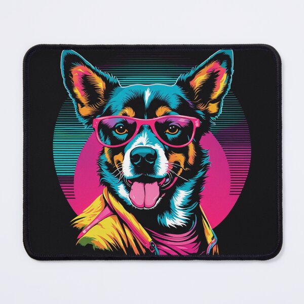 Item preview, When your little dog adopts glasses, every walk turns into a canine runway full of charm and style designed and sold by Pulsant  Paintings.