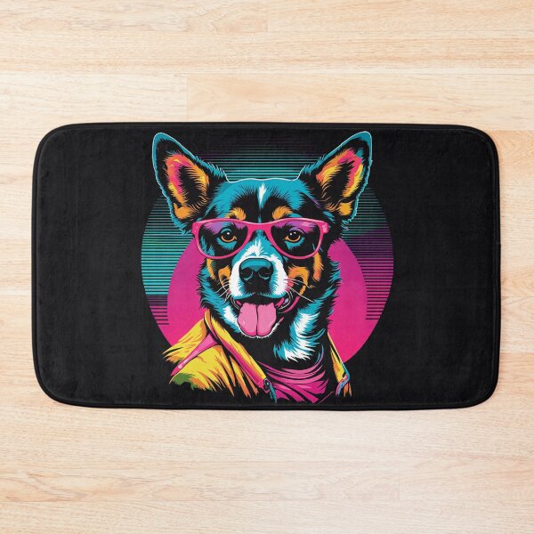 Item preview, When your little dog adopts glasses, every walk turns into a canine runway full of charm and style designed and sold by Pulsant  Paintings.