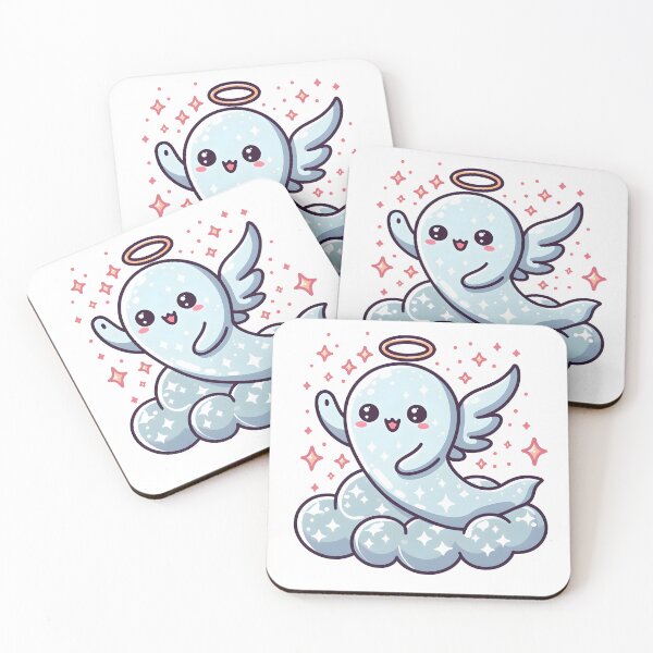 Item preview, Kawaii Sparkling Banshee Waving From Shimmering Cloud designed and sold by CanvasCutie.
