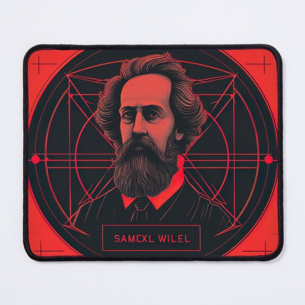 Item preview, James Clerk Maxwell | Red minimalism designed and sold by ComicsFactory.