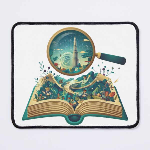 Item preview, Magnified Adventures in Reading Tote & Tee designed and sold by Liseri.