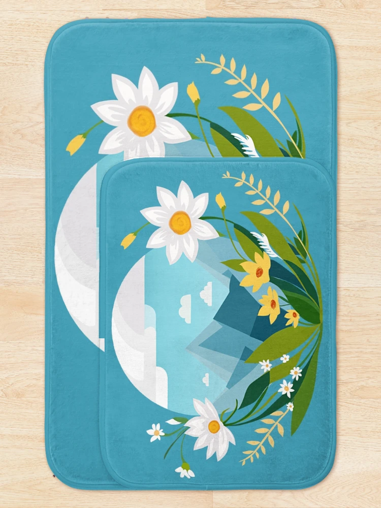 Thumbnail 5 of 6, Bath Mat, Spring designed and sold by TavRidge.