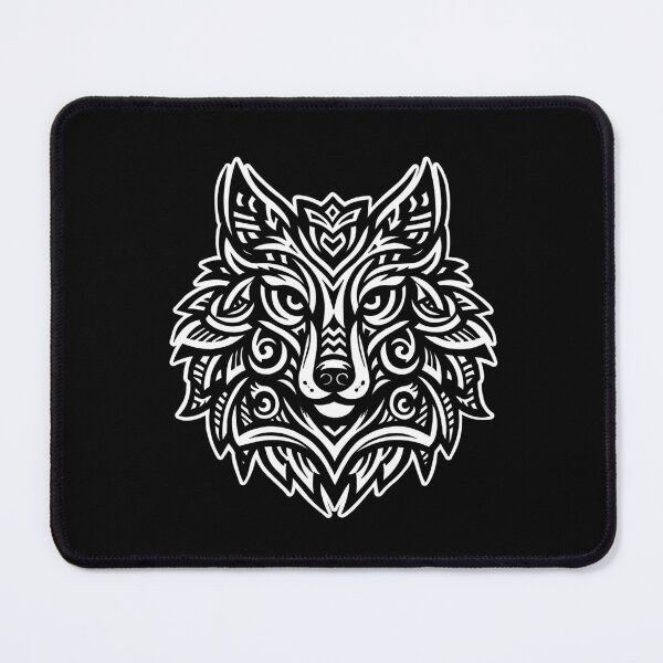 Artikelvorschau, Design im Tribal-Wolf-Tattoo-Stil entworfen und verkauft von EricSticks.