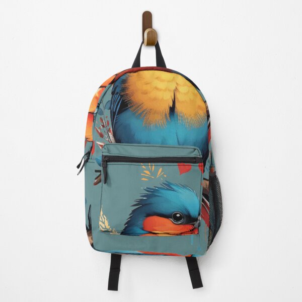 Item preview, COLORFUL LOVELY BIRDS COUPLE ON TREE BRANCH designed and sold by digitalartlb.