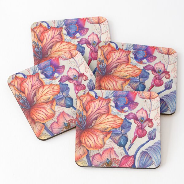Item preview, Vibrant florals designed and sold by Salty-Pixel.