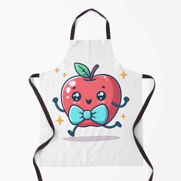 Item preview, Kawaii Apple With A Bow Tie designed and sold by CanvasCutie.