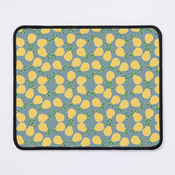 Item preview, Fruity Flair: Foodie Fashion with Yellow Pears on Muted Light Blue designed and sold by IraNiva.