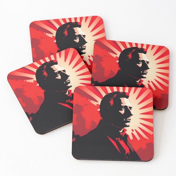 Item preview, James Monroe | Red minimalism designed and sold by ComicsFactory.