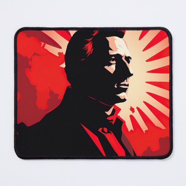 Item preview, James Monroe | Red minimalism designed and sold by ComicsFactory.