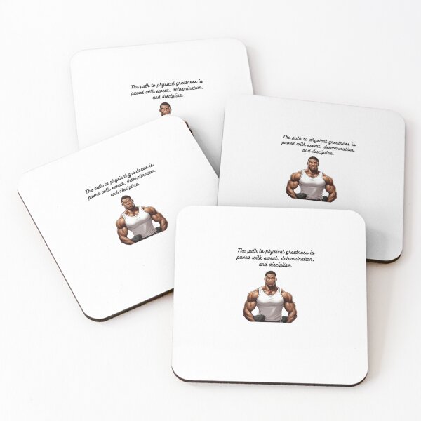 Item preview, Gym motivation with an old saying of the day by a bodybuilder illusion art designed and sold by Newconcept3341.
