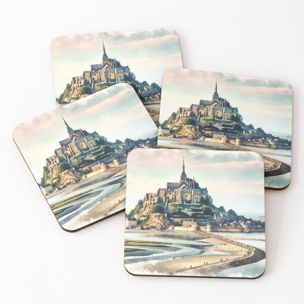 Item preview, Mont-Saint-Michel tidal island designed and sold by Cerberus-Art.