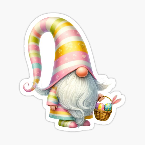 Item preview, Cute Easter Gnome designed and sold by Magnuna.