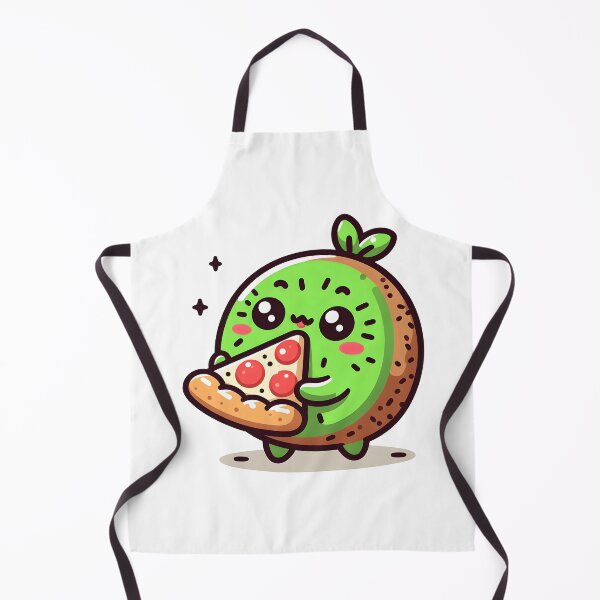 Item preview, Kawaii Kiwi With Pizza Slice designed and sold by CanvasCutie.