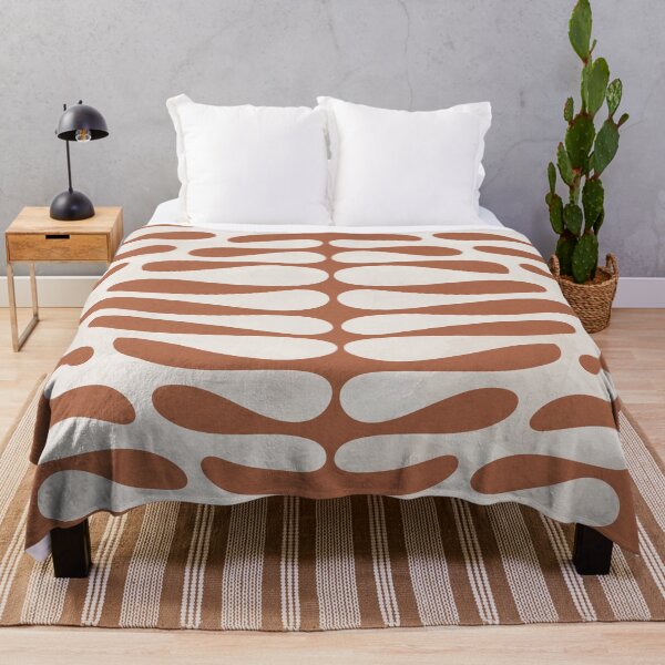 Item preview, Symmetrical Florals, Brown Tones designed and sold by technicolorable_art.