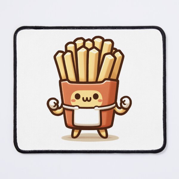 Item preview, Kawaii French Fries With Apron designed and sold by CanvasCutie.