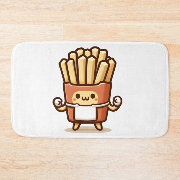 Item preview, Kawaii French Fries With Apron designed and sold by CanvasCutie.