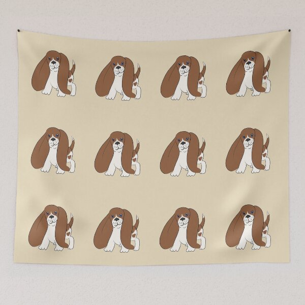 Item preview, Cute Basset Hound Puppy designed and sold by HugSomeNettles.