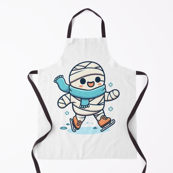 Item preview, Kawaii Happy Mummy: A Scarf Wrapped Around The Neck designed and sold by CanvasCutie.