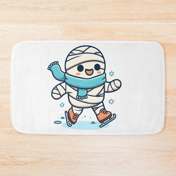 Item preview, Kawaii Happy Mummy: A Scarf Wrapped Around The Neck designed and sold by CanvasCutie.