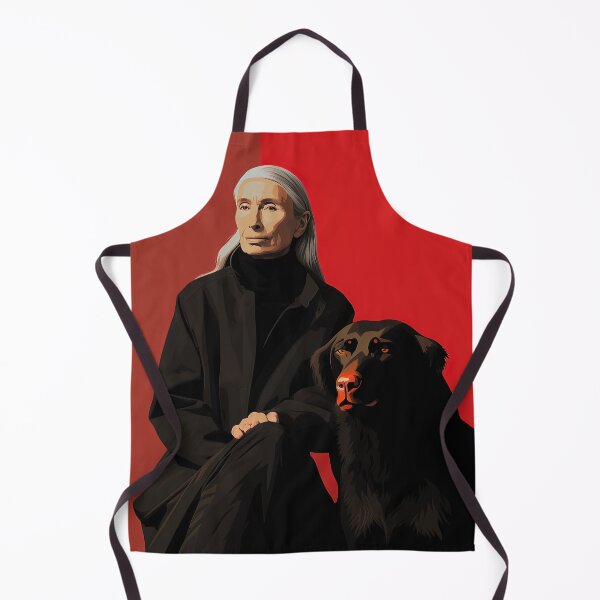 Item preview, Jane Goodall | Red minimalism designed and sold by ComicsFactory.