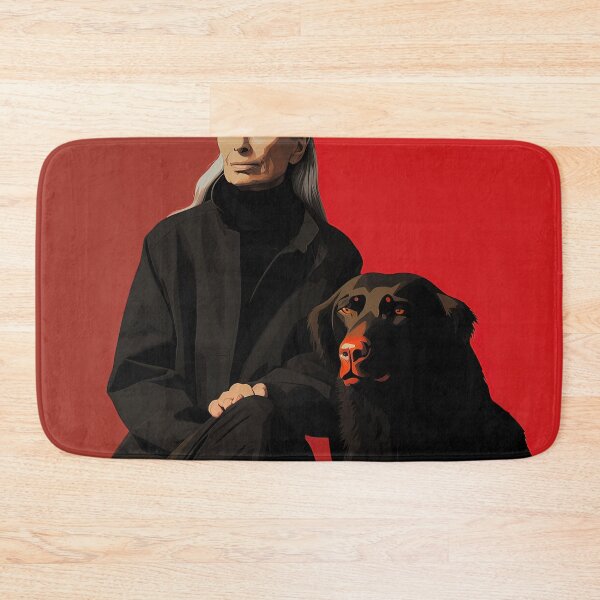 Item preview, Jane Goodall | Red minimalism designed and sold by ComicsFactory.