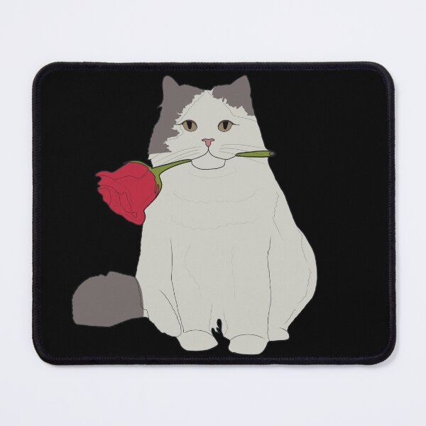 Item preview, Cat and rose designed and sold by Hedon77.