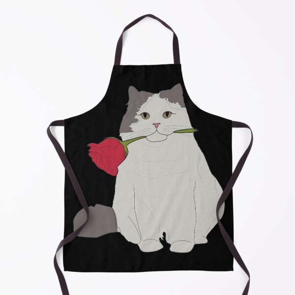 Item preview, Cat and rose designed and sold by Hedon77.
