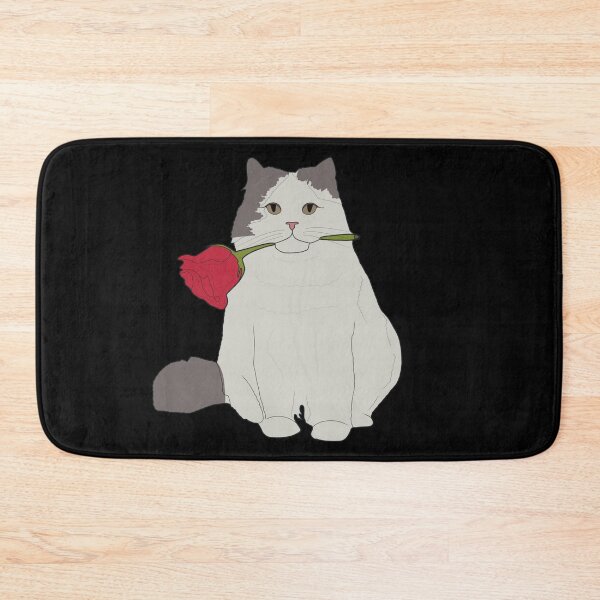 Item preview, Cat and rose designed and sold by Hedon77.