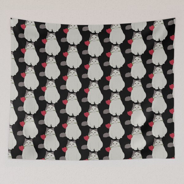 Item preview, Cat and rose designed and sold by Hedon77.