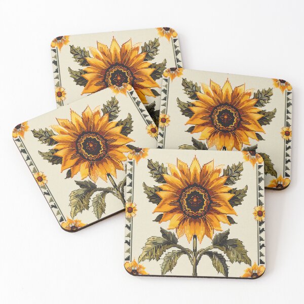 Item preview, Cross Stitch With Sunflower Floral Fusion Artistic Harmony. designed and sold by Chomchol.