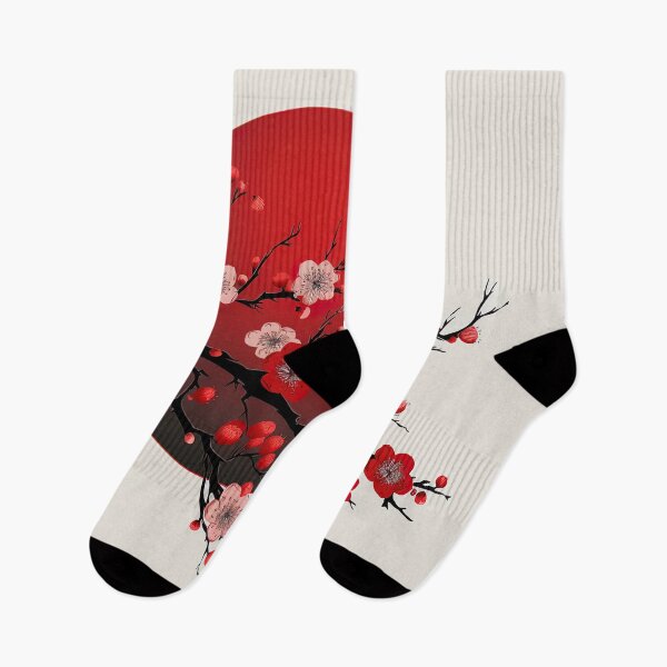 Item preview, Japanese cherry blossom | Red minimalism designed and sold by ComicsFactory.