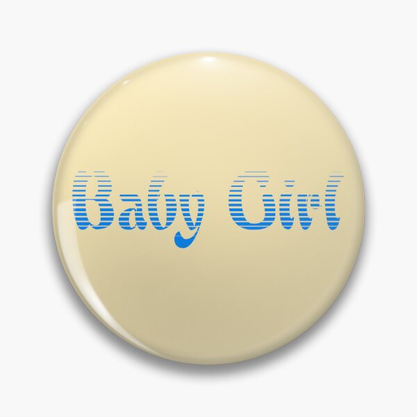 Item preview, Baby Girl phrase design designed and sold by BritRetro.
