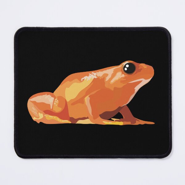 Item preview, G is for Golden Mantella Frog, Golden Mantella – Bright and Rare Tropical Poison Dart Frog Illustration designed and sold by PrettylittlepastelUk.